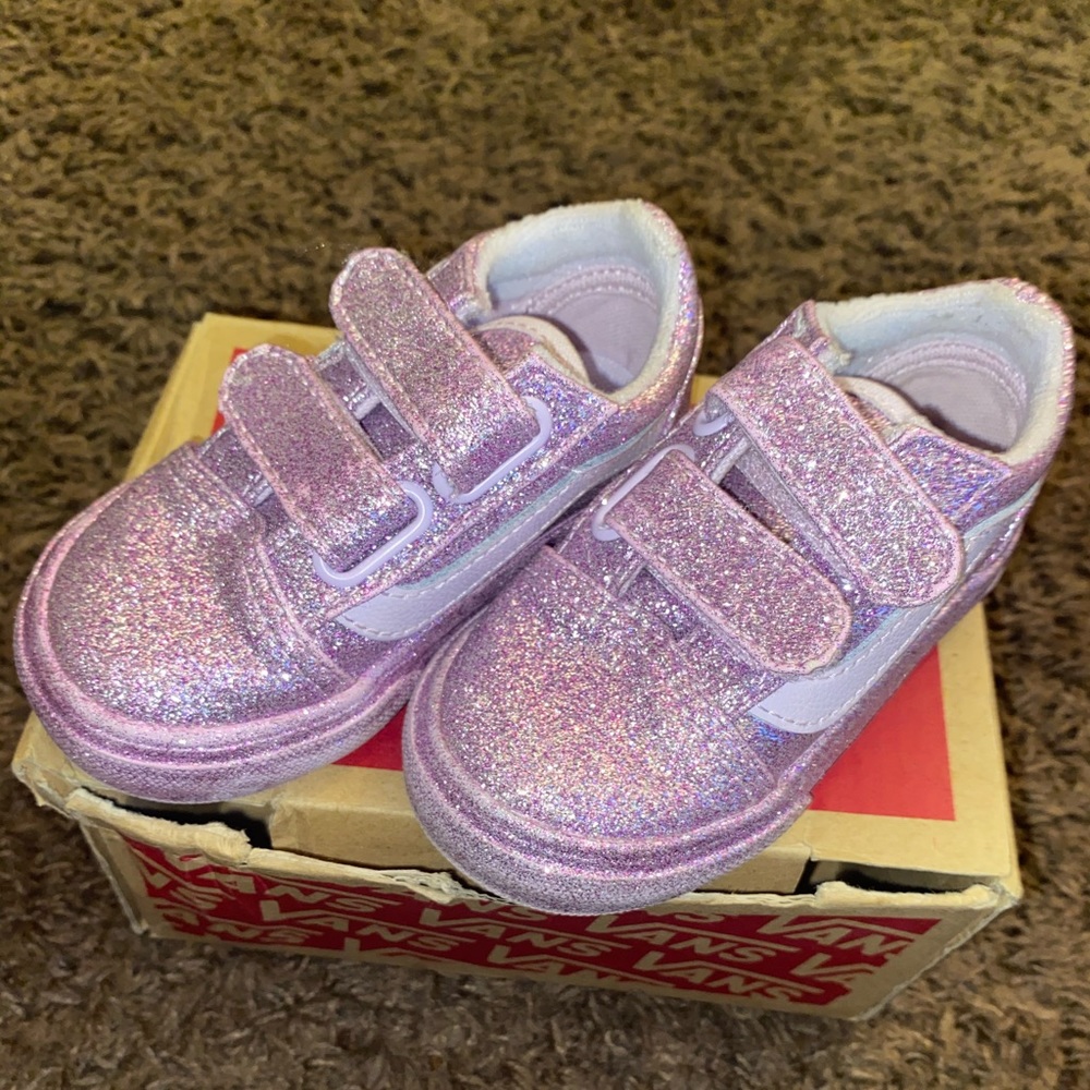 Toddler glitter vans